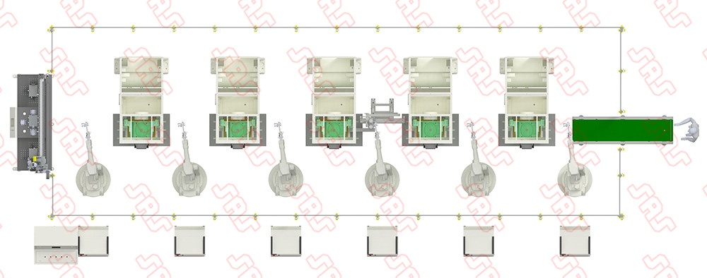 Small Robotic Stamping Line 1